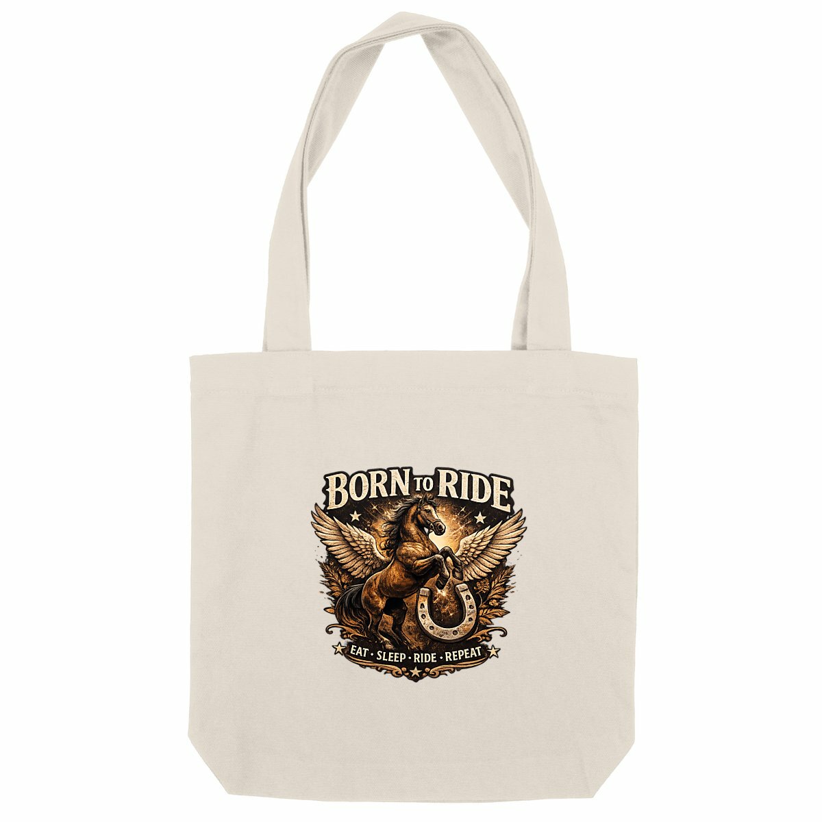 Tote Bag Born To Ride - face_naturel